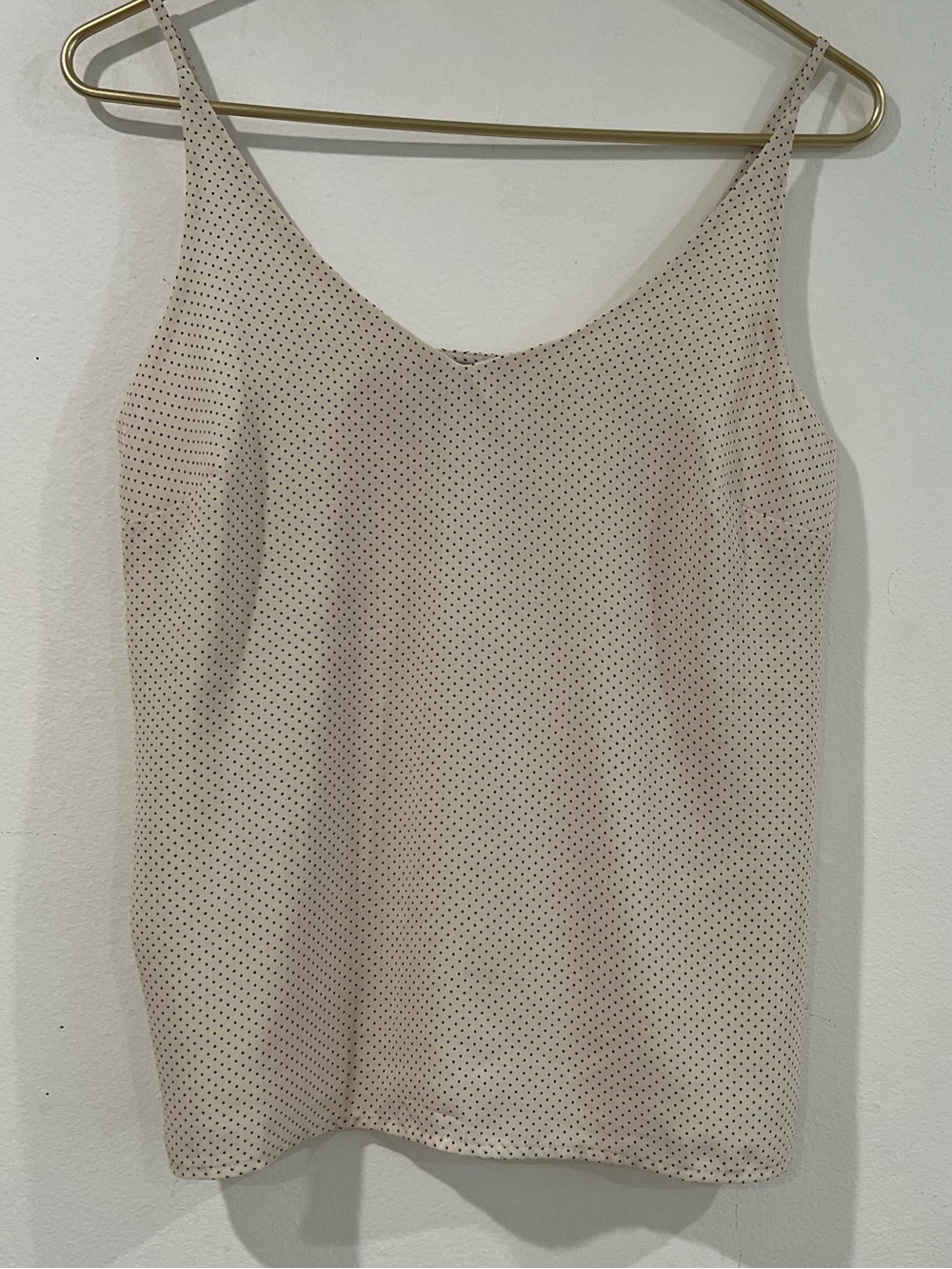 Banana Republic Beige Polka Dot Camisole S CO